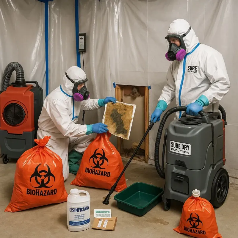 Contaminated Water Handling Protocols process in Louisa County, IA