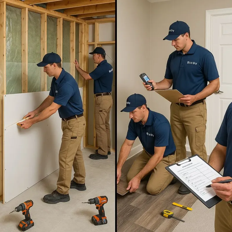 Repairs and Reconstruction process in Louisa County, IA